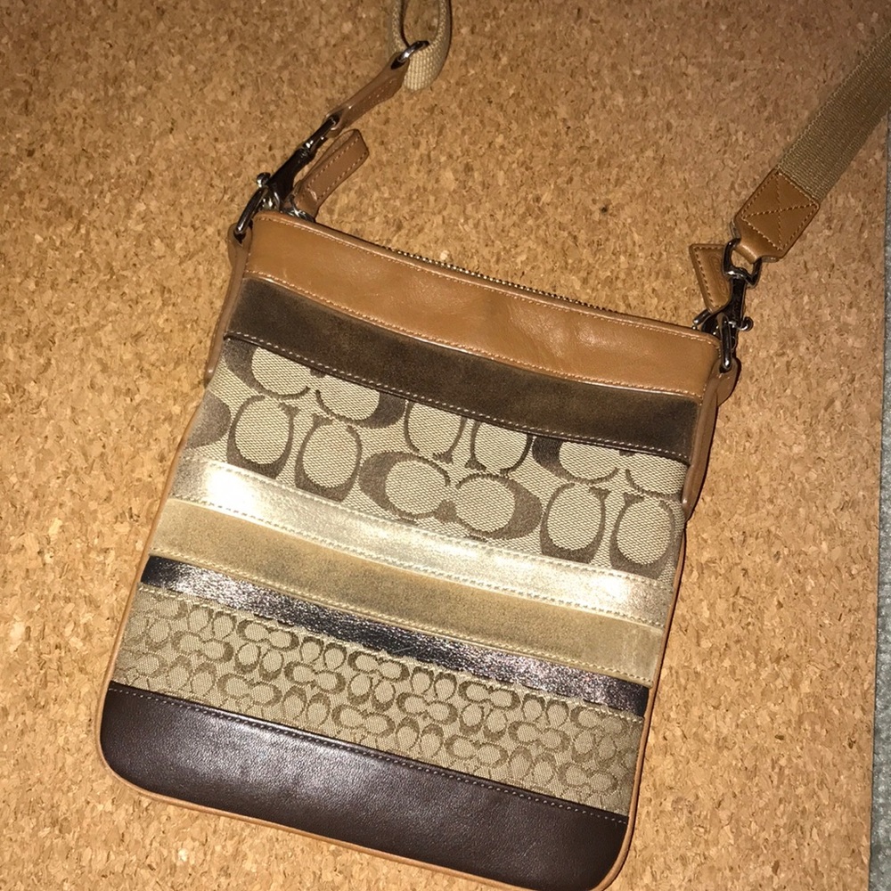 Authentic cross body Coach purse